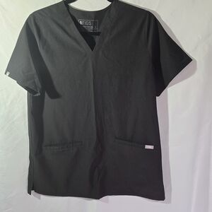 Figs Women's Casma Fionlite Black Scrub Top